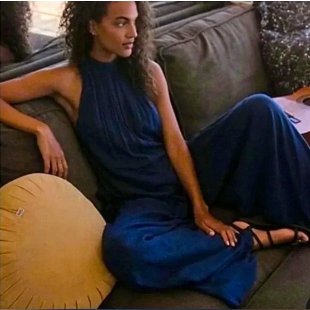 M094 // NWT // Free People Endless Summer Wide Leg Jumpsuit // L
